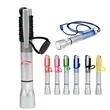 Multifunction LED Flashlight Pen with Clip and Lanyard | https://www.bestnamebadges.com