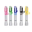 Multifunction LED Flashlight Pen with Clip and Lanyard | https://www.bestnamebadges.com