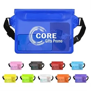 Waterproof Pouch with Adjustable Strap Sandproof Waist Bag