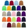 Plain Winter Beanies Hats Unisex Knit Cuffed Skull Caps | https://www.bestnamebadges.com