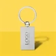 Reflection Flat Metal Keychain | https://www.bestnamebadges.com