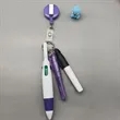 4 in 1 Wire Puller Portable Snap-on Plastic Pen Set | https://www.bestnamebadges.com