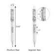 Transparent Ballpoint Pen | https://www.bestnamebadges.com