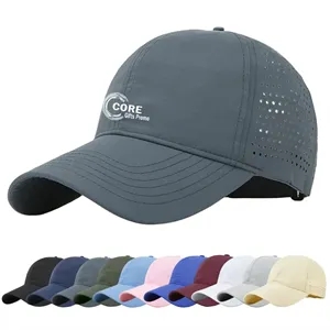 Quick Dry Sports Cap Athletic Mesh Adjustable Plain Hat