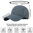 Quick Dry Sports Cap Athletic Mesh Adjustable Plain Hat | https://www.bestnamebadges.com