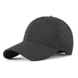 Quick Dry Sports Cap Athletic Mesh Adjustable Plain Hat | https://www.bestnamebadges.com