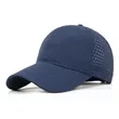 Quick Dry Sports Cap Athletic Mesh Adjustable Plain Hat | https://www.bestnamebadges.com