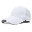 Quick Dry Sports Cap Athletic Mesh Adjustable Plain Hat | https://www.bestnamebadges.com