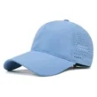 Quick Dry Sports Cap Athletic Mesh Adjustable Plain Hat | https://www.bestnamebadges.com