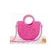 Womens Straw Beach Bag Woven Crossbody Shoulder  | https://www.bestnamebadges.com