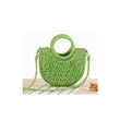 Womens Straw Beach Bag Woven Crossbody Shoulder  | https://www.bestnamebadges.com