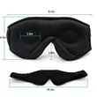 3D Wireless Bluetooth Music Call Sleep Eye Mask | https://www.bestnamebadges.com