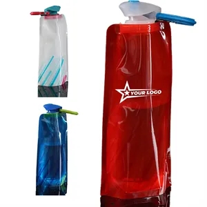 Outdoor Sports Bottle Portable Foldable Water Storage Bag | https://www.bestnamebadges.com