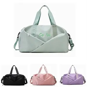 Gym Duffel Bag with Wet Pocket Shoes Compartment Portable