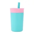 Kids Insulation Stainless Steel Tumbler with Flexible Straw | https://www.bestnamebadges.com