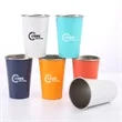 16 oz Stainless Steel Pint Cups Stackable Mugs | https://www.bestnamebadges.com