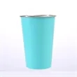 16 oz Stainless Steel Pint Cups Stackable Mugs | https://www.bestnamebadges.com