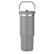 30 oz Stainless Steel Tumbler with Flip Straw and Handle | https://www.bestnamebadges.com