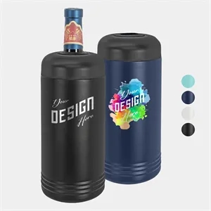 Polar Camel® Stainless Steel Insulated Wine Chiller | https://www.bestnamebadges.com