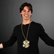 Light Up Dollar Sign Bling on Beads | https://www.bestnamebadges.com