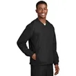Sport-Tek Sport-Tek V-Neck Raglan Wind Shirt | https://www.bestnamebadges.com