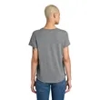 AllMade Women's Relaxed Tri-Blend Scoop Neck Tee | https://www.bestnamebadges.com