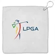 12" x 12" Sublimated Micro Fiber Golf Towel | https://www.bestnamebadges.com