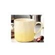 Creative Gradient Macaroon Color Ceramic Handmade Coffee Mug | https://www.bestnamebadges.com