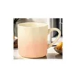 Creative Gradient Macaroon Color Ceramic Handmade Coffee Mug | https://www.bestnamebadges.com