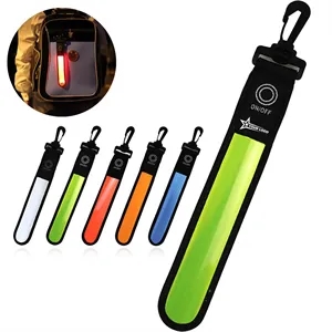 Outdoor Sports Student Backpack LED Reflective Pendant | https://www.bestnamebadges.com