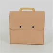 Wooden Handle Portable Felt Bag Advertising Gift | https://www.bestnamebadges.com