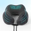 U-Shaped Pillow Memory Foam Airplane Nap Neck Protection | https://www.bestnamebadges.com