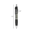 Click Action Plastic Satin Pen | https://www.bestnamebadges.com