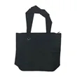 Nylon Shopping Tote with Zip Closure | https://www.bestnamebadges.com