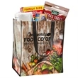 Laminated Grocery Tote | https://www.bestnamebadges.com