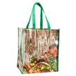 Laminated Grocery Tote | https://www.bestnamebadges.com