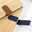 Bamboo Surface Magnetic Buckle Business Notebook | https://www.bestnamebadges.com