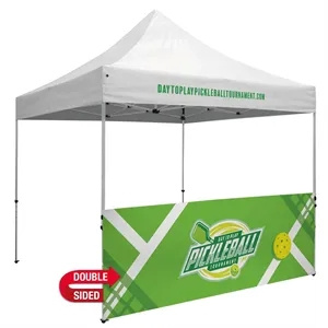 10' Deluxe Tent Half Wall Kit (UV-Printed, Double-Sided)