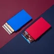Automatic Pop-Up Business Card Holder Anti-Theft RFID | https://www.bestnamebadges.com