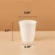 10Oz.Customizable Double-Walled Paper Coffee Cup with Lid | https://www.bestnamebadges.com