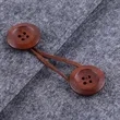 Felt A4 Document Storage Bag With Buttons | https://www.bestnamebadges.com