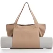 Yoga Pilates Mat Canvas Tote Bag Outdoor Exercise | https://www.bestnamebadges.com