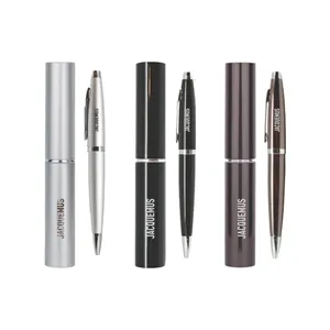 Union Printed - Twist Metal Ballpoint Pen w/ Matching Case 