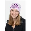 Beanie with Knit in Logo | https://www.bestnamebadges.com