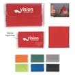 Microfiber Cleaning Cloth In Case | https://www.bestnamebadges.com