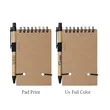 Mini Spiral Notebook Matching Colored Pen | https://www.bestnamebadges.com
