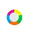 Round Five-color Highlighter | https://www.bestnamebadges.com
