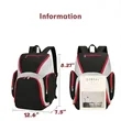 Youth Sports Basketball Bag With Shoe Compartment In Stock | https://www.bestnamebadges.com