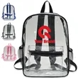 In Stock Large Clear Backpack School Book bag Heavy Duty | https://www.bestnamebadges.com