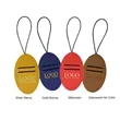 Vegan Leather Luggage Tags | https://www.bestnamebadges.com